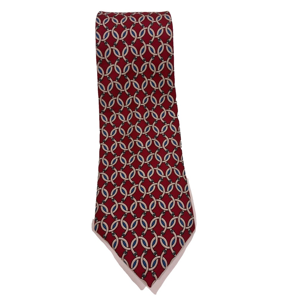 Christian Dior Men's Patterned Classic 100% Silk Neck Tie Made In The Italy